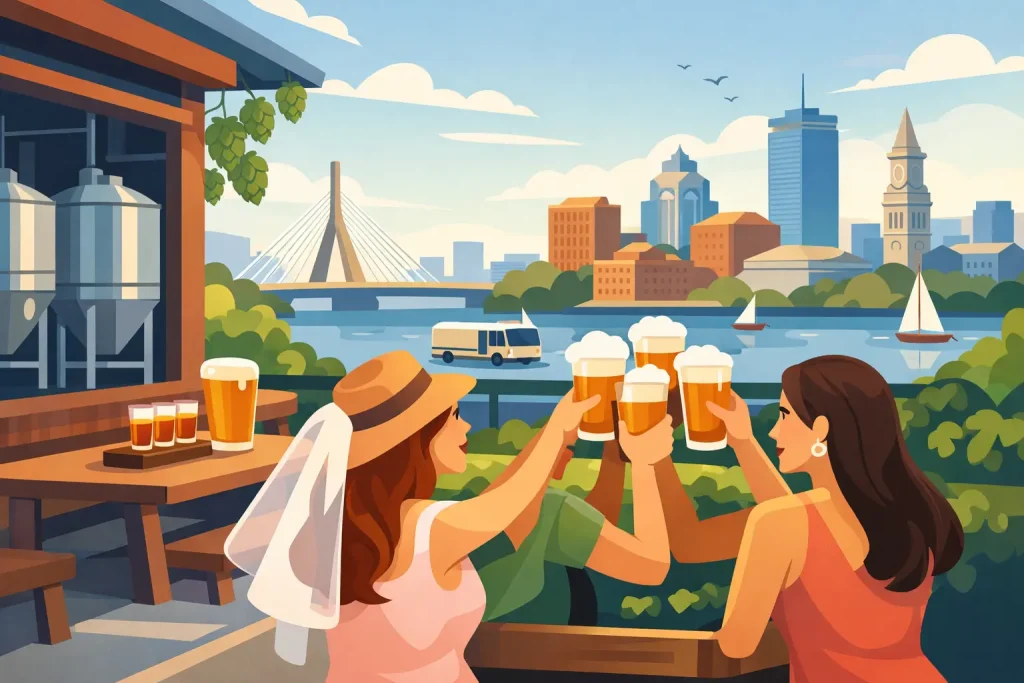 Bachelorette Brewery Tour Boston Done Right